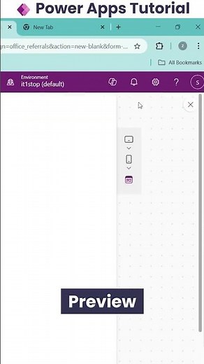 How to Create Left Navigation Menu Component in PowerApps ?