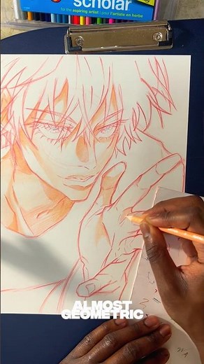 This is How You Color Skin Tones Like a Pro Mangaka (Gojo JJK Art)