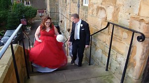 26K views · 542 reactions | Rochelle has met a great deal of challenges in her life, she has Tourette's syndrome, and her husband-to-be Gareth has Cerebral palsy. However, when it comes to love, these conditions aren't holding them back at all. It is time to find something quirky for the bride, and that something is a red wedding dress! | Curvy Brides' Boutique - TLC | Facebook