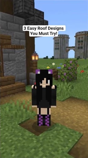 3 Easy Roof Designs You Must Try in Minecraft!!