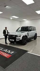 2023 Land Rover Defender 110 2.0 P400e XS Edition Hybrid Live Priced at £77,990 - Buy & Reserve Online Without a doubt the best example of the rare P400e Hybrid Defender 110 available boasting top of the range XS Edition specification & a one of one styling combination… ✔️Hakuba Silver Metallic ✔️Black Exterior Pack ✔️22” Satin Black Alloys ✔️Gloss Black Wide Arch Kit ✔️Contact Black Roof ✔️Air Suspension ✔️Sliding Panoramic Sunroof ✔️Meridian Surround Sound ✔️Heated/Cooled Front Seats ✔️Heated 