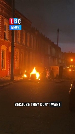 Rioters in Belfast burn migrants’ homes and target foreign-owned businesses after knife attack