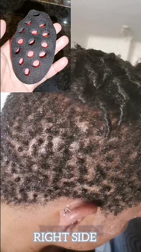 FIRST TIME USING CURL SPONGE *MUST WATCH* #naturalhair #curls #coils #shorts