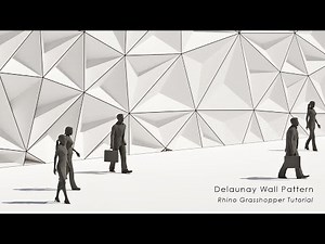 Delaunay Wall Pattern Rhino Grasshopper Tutorial
