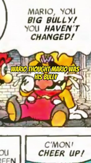 Mario made Wario evil! #supermario #mariomovie #warioworld #nintendo #gametheory