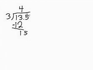 Dividing a Decimal Number by a Whole Number