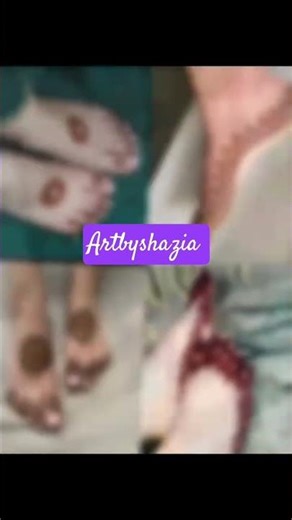 beautiful foot mehandi design for eid design ✨️ 👌 😍 😀 ❤️ 😊 ✨️ 👌 😍 😀