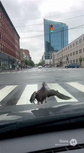 Angry Mom Duck Attacks Car After Driver Honks..!