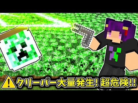 【Minecraft】クリーパーを本気で増やしまくったら大変なことに…！？マイクラ世界の爆発ゲーム！！【ゆっくり実況】【マインクラフトmod紹介】