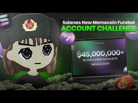 I Tried Solana’s New Memecoin Funded Account Challenge… Here’s What Happened 👀