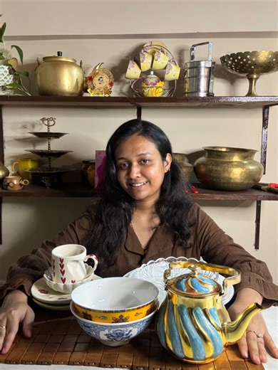 Here, in this video I have showcased the crockery items that I keep using in my videos, because a lot of you asked where to buy it from. There are some vintage items, some travel souvenirs, some from my Mother’s Showcase & some PR packages! #ceramicstudio #crockery #kitchendecorideas | mon_appetitee