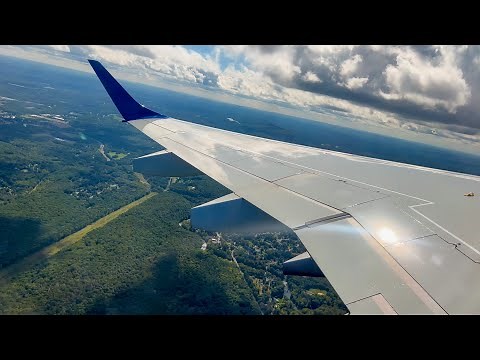 Full Takeoff on Breeze E190! Great Connecticut Views | Bradley Airport