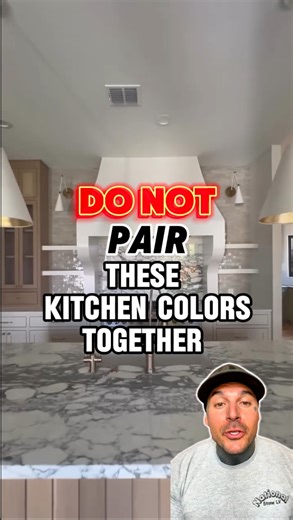 National Stone | Custom Countertops on Instagram: "❌DO NOT Pair These Kitchen Colors Together—It’ll Ruin Your Kitchen Design! Your kitchen design depends on choosing the right kitchen cabinets and kitchen flooring, but the wrong color combinations can completely throw off your space. The biggest mistake? Mixing clashing undertones that make your kitchen design feel unbalanced, outdated, or visually overwhelming. Before finalizing your kitchen cabinets and kitchen flooring, here’s what NOT to do 
