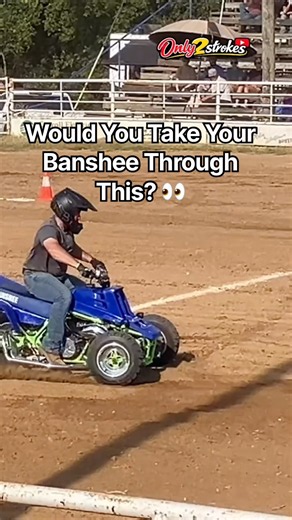 How Far Would You Make It on This Banshee? 😈 #offroad #banshee #fullsend