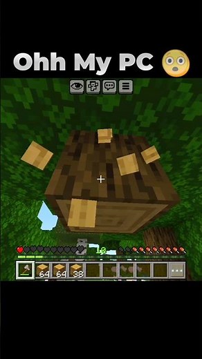 Ohh My Pc Got 😱 #minecraft || Minecraft meme