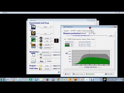 AquaCrop Simulation🔴: Tutorial | Land and Water Productivity