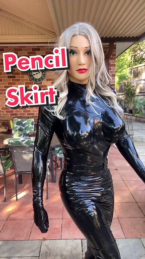 Pencil skirt > skater skirt. Facts. #pencilskirt #latexskirt