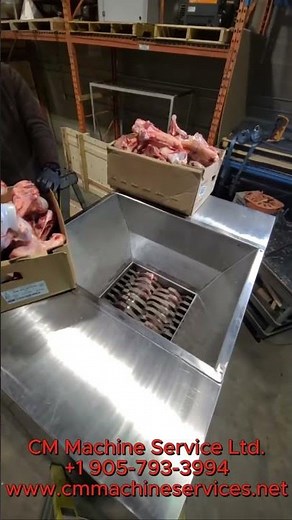 Bone Pre breaker and crusher demo #bonecrusher #petfoodmachine #rawdogfood