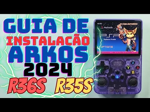 Guia Instalação ArkOs 2024 R36S R35S Nova Atualização Tutorial Completo