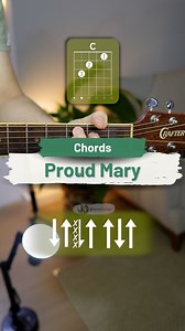 Proud Mary - Creedence Clearwater Revival | Chords #guitar #guitarra #violao #fblifestyle | Leve Violão