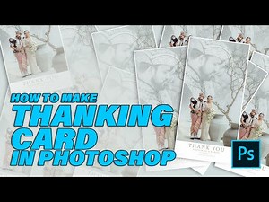 How to Make Thanking Card in Photoshop