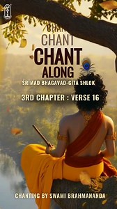3.6K views · 139 reactions | Verse 16 of Bhagavad Gita Chapter 3 एवं...