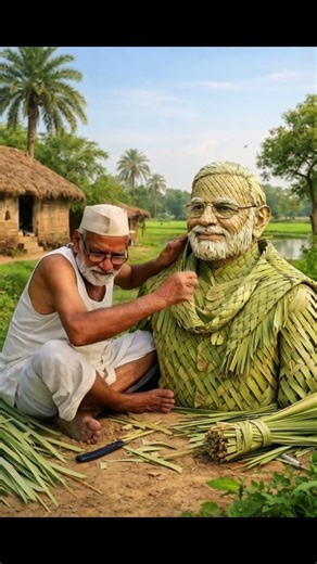 modi ji sculpture #sculpture #artwork #craft #aivideo #ai #woodworking