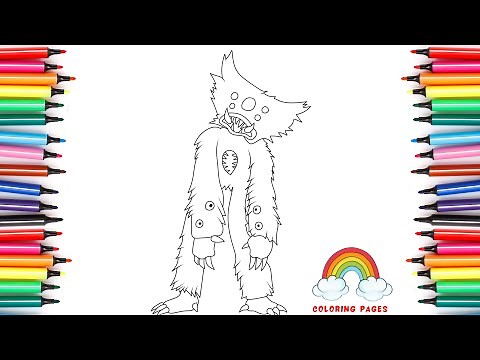 Killy Willy coloring page | Poppy Playtime coloring pages
