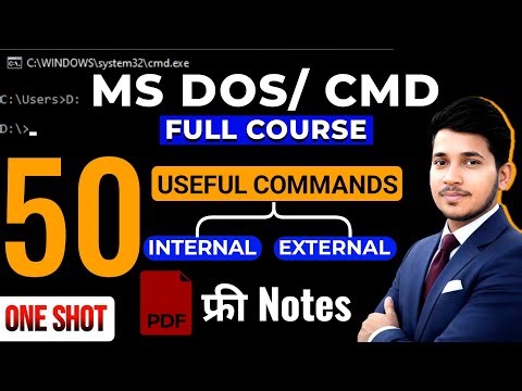 dos commands in hindi one shot | ms dos computer in hindi full course | cmd kya hai | #wwccollege
