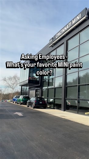 Cincinnati MINI | Ohio | Asking Employees "What's your favorite MINI paint color?" 🚘🎨 Let us know what's yours!⬇️ Passion for the Drive at Cincinnati MINI •6131... | Instagram