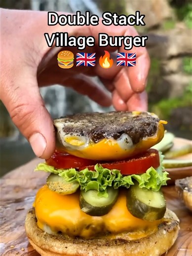 Double Stake Burger #burgerlover #burgerking #uktiktok #ukfood