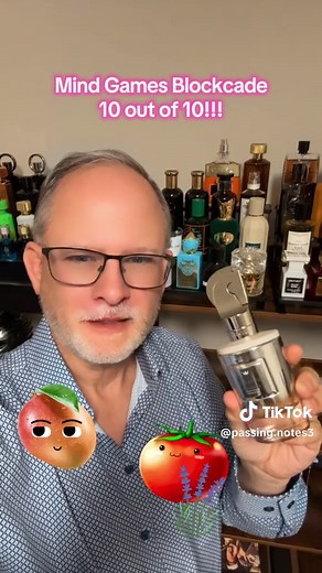Mind Games Blockcade might be the best mango 🥭 tomato 🍅 leaf 🍃 wood 🪵 and pepper 🌶️ fragrance on the market. Price point is high but find it on sale at a discounter. I just ordered just about every Mind Games fragrance in two sample sets (Artisan & Soulmate collections). Look for more detailed reviews and how I rank all the Mind Games fragrances in the coming weeks. #fragrance #fragrance #mindgames