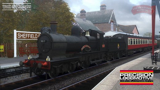 25K views · 766 reactions | We're honoured once again to be working with Precision Locomotive Developments on their new GWR Dukedog pack. Here we present a first look at the loco in action as 9017 Earl of Berkeley makes a slippery departure from Sheffield Park on the Bluebell Railway | Steam Sounds Supreme | Facebook
