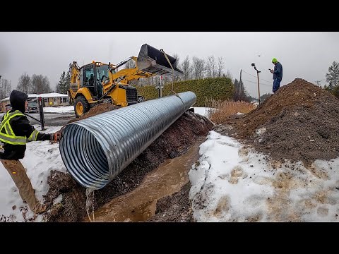 Replacing Old and Broken Culvert (Start to Finish)