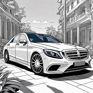 Mercedes Benz Coloring Pages 35 TOP PAGES Mercedes AMG Coloring Printable Mercedes Mercedes S Coloring Pages - Etsy