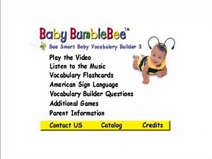Opening to Bee Smart Baby: Vocabulary Builder 3 (2002) DVD (Philippines)