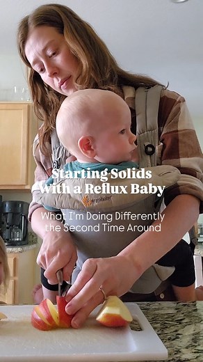 With my first baby, I started solids with no particular order or strategy - pretty much giving her little pieces of whatever I was eating. That bit me in the butt because she started having reflux symptoms again, and I had a hard time figuring out what specific food was causing it. Now with my son (who has had mild reflux since birth), I've decided to take things much slower and more intentionally. So far, it's working well for him! *Not medical or professional advice, this is simply how I've pe