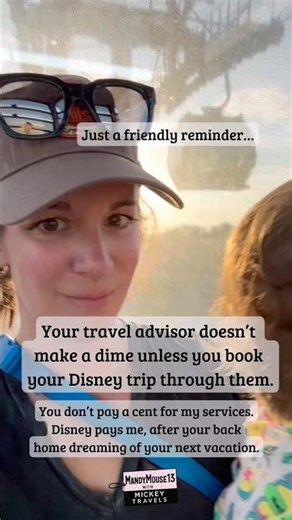 My Disney planning services are 100% FREE—Disney pays me, not you. Magic & support included ✨🏰