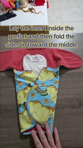 Another overnight cloth diaper setup idea! There are so many different ways to achieve a reliable