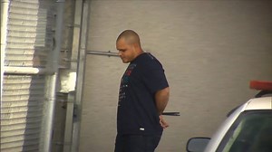 THERE THEY ARE! Take a look at the two men who were arrested today for their part in the South Florida road rage incident that was posted on YouTube... as they take a walk from the police van to their jail bookings. STORY - http://www.local10.com/news/local/miami-driver-attempts-to-run-motorcyclist-off-the-road | WPLG Local 10