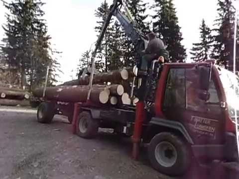 Lindner Unitrac Holzkran Schweiz Lindner Unitrac 102