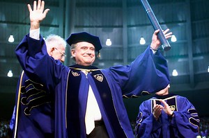 TV host Regis Philbin buried at Notre Dame, his alma mater