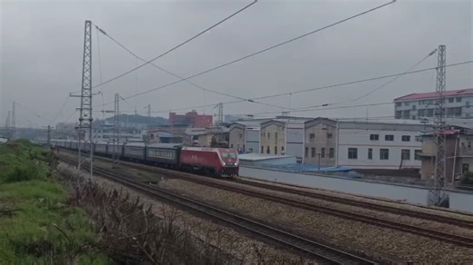 广铁广段HXD1D-0375牵引K1159挂WX25T 998844通过