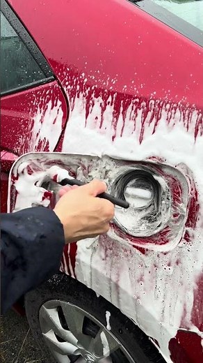 40-Second Fuel Tank Cleaning Challenge! Deep Clean for Dirty Fuel Compartments | ASMR Detailing