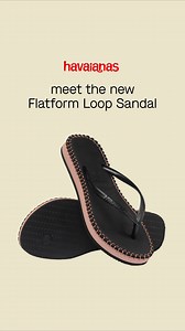 Height, comfort, and style all in one shoe with our all new Flatform Loop sandal. This ultra-comfortable shoe is sure to be a staple this summer. | Havaianas