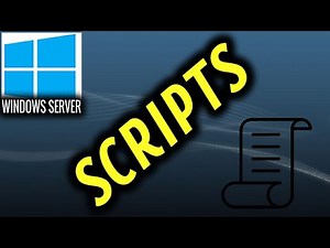 Como criar scripts no Windows Server