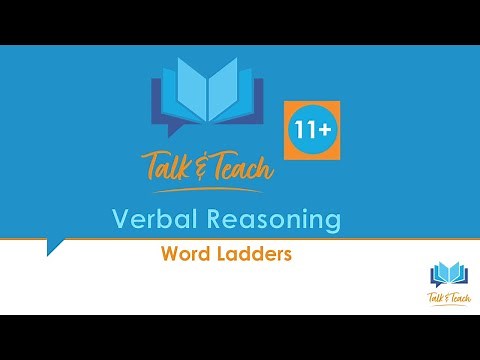 11+ Verbal Reasoning Word Ladders