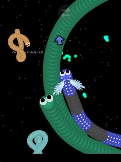 If I'm targeting you, you just have to wait to die 💀 #slitherio #shorts