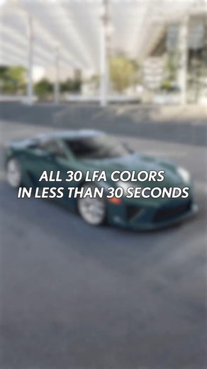 33K views · 421 reactions | 30 available colors. Which looks best? #LexusLFA #Lexus #Supercar #TBT | Lexus | Facebook