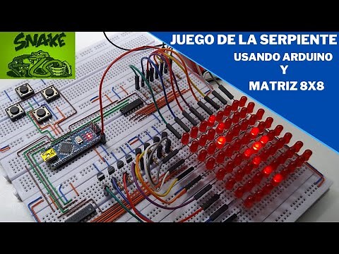 SNAKE GAME with ARDUINO and 8x8 LED MATRIX
